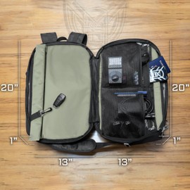 Xtreme Sight Line ~ FLEX Faraday Bag for Laptops, Tablets, and Mid-Size Electronics ~ Tracking/Hacking Defense ~ Stone