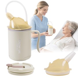 Jionhenn Stainless Steel Adult Sippy Cup