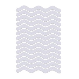prendre PR-BATHTAPE01S-CR Bath Tub Anti-Slip Stickers, Set of 24, Anti-slip, Bathtub, Stickers, Safe, Anti-Slip Tape, For Bathtubs, Bathtubs, Floors, Pools, Stairs, S-Shaped (Clear)