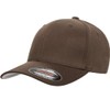 Flexfit 6477 Wool Blend Cap - Small/Medium (Brown)