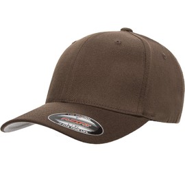 Flexfit 6477 Wool Blend Cap - Small/Medium (Brown)