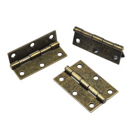 MABAHON 3pcs Retro Door Hinges 75mm / 3 Inch Hinge Connectors Antique Bronze Butt Hinges Hardware Ball Bearing Door Hinges for Furniture Home Doors Cabinets with Screws (3)