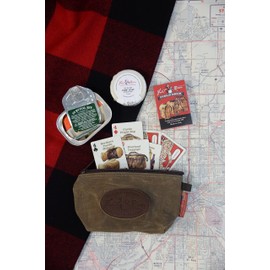 Frost River Accessory Bag - Durable Waxed Canvas Travel Organizer Toiletry Pouch, Medium, With XP Snaps, Field Tan