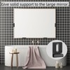 LOLOLE 6 PCS Metal Mirror Holder Kit, Heavy Duty Mirror