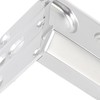 2pcs Home Security Door Reinforcement Lock Anti Theft Aluminum Alloy