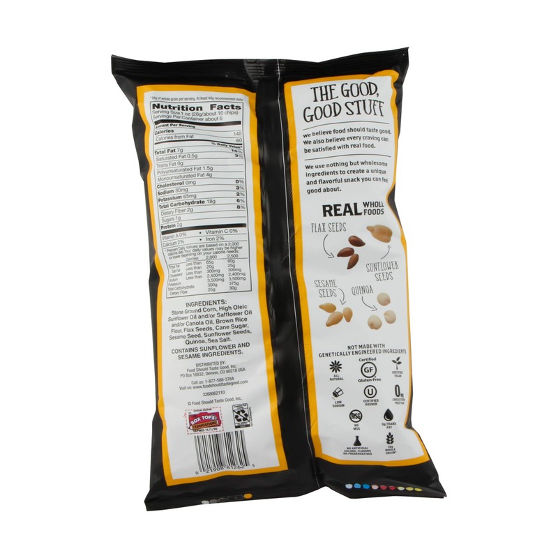 Food Should Taste Good, Multigrain Tortilla Chips, 5.5 Ounce