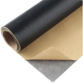 BetterJonny Leather Repair Patch, 11.8x54inch Self-Adhesive Couch Patch, Large Leather Repair Tape for Couches, Furniture, Car Seats, Cabinets, Office Chairs, Handbags (Black)