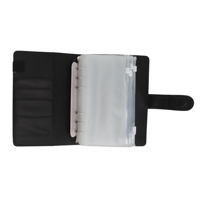 A6 Loose Leaf Notebook with Paper Detachable Leather Cover 6