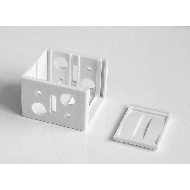 Generic 4pcs White Plastic Blind Brackets for 1" Headrail, Wall