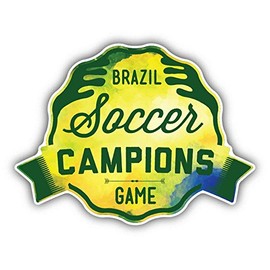 Zirni Brazil Soccer Champions Game Sticker Decal Design