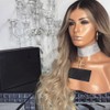 Natural Long Wavy Wigs Lace Front Wig Heat Resistant Hair