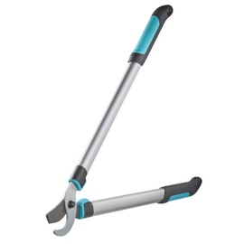 Gardena 12003 1.65 Inch Cut Capacity 27'' Bypass Pruning Lopper, Black, Silver, Turquoise