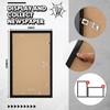 DoubleFill 6 Pcs 11x22 in Newspaper Frame with Mat Assorted