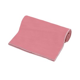 PIH SPORTS Hot Yoga Beach Mat Towel Non Slip Recycling Microfiber Quick Dry Compact Sand Water Sports Private Island Hawaii Blanket Camping (24”x68”) (Pink CONY, Large)
