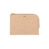 Nakabayashi CLL-FCB6BR Recycled Leather [Kurure] Flat Case B6 Brown