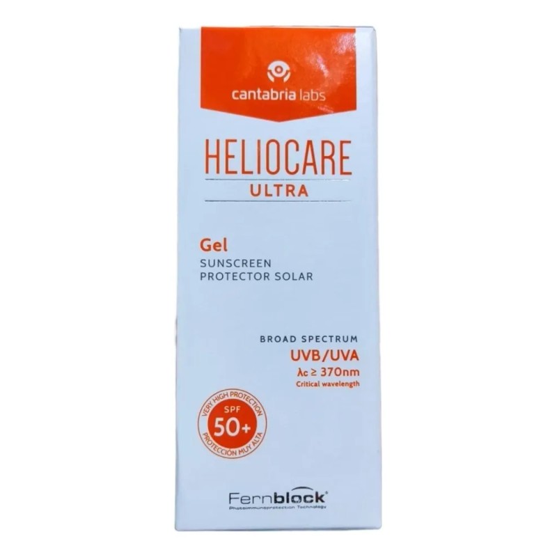 Protector Solar Gel Heliocare Ultra FPS 50 Rostro Libre Aceite