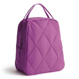 Vera Bradley Women's Lunch Bag, Nylon, Iris Orchid, One Size