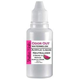 SHEBA NAILS Odor Out Acrylic Liquid Neutralizer 1/2oz Watermelon Scent- Minimizes Acrylic Liquid Monomer Odor