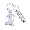 KIDDCW Cute Dog Key Ring with Cylindrical Bottle for Pet