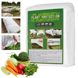Sprthrd Plant Covers Freeze Protection 6.5 x 16.4 FT 1.2oz/yd² Frost Cloth Blankets for Outdoor Plants in Winter, Floating Row Cover for Vegetable Garden