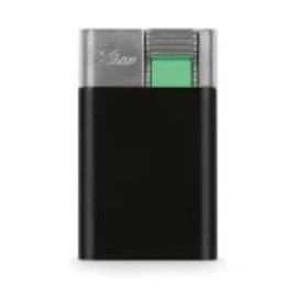 Zino ZM Jetflame Cigar Lighter, Black & Brushed Chrome, 51002979, New In Box
