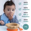 Bubbaboo Bamboo Baby Bowl and Spoon Set Baby Suction Bowl
