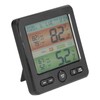 Indoor Temperature Humidity Gauge Clock Large Screen Electronic Digital Display