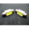 Lumiglow 36mm Cool White Interior Courtesy Dome Light Bulbs LEDs