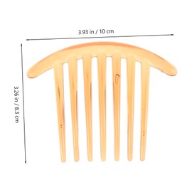 BIUDECO 2pcs French Twist Hair Comb Wide Tooth Styling Tool for Women Girls Hair Accessories Combs for Thick