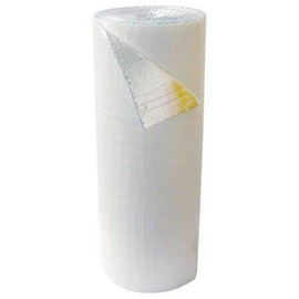 US Energy Products 100sqft 48" x 25' Single Bubble White Reflective Foil Insulation Vapor Barrier