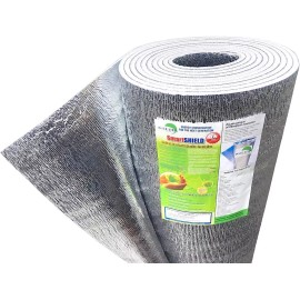INSULATION MARKETPLACE SmartSHIELD Pro 10mm Reflective Insulation Roll, Foam Core Radiant - 48'' X 25'