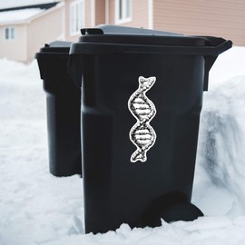 Extra Large 460mm 'DNA Strand' Permanent Sticker Decal for Cars/Windows/Bins/Walls (DW00134047)