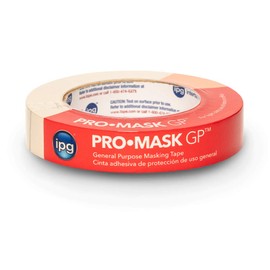 IPG ProMask GP, General Purpose Masking Tape, .94" x 60 yd (Single Roll), Beige