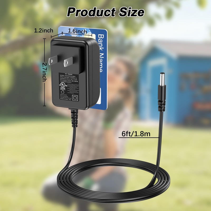 21V AC/DC Adapter Charger for Bomves, for Tingmengte, for FAMICCI