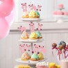 Gyufise 24Pcs Bear Baby Shower Birthday Party Decorations Glitter We