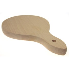 efo Small Wood Cutting Board - Perfect Camping Cutting Board - Rustic Chopping Board Ideal for Garlic, Onions and Chilies – Great for Serving Appetiser Wood Cheese Board - Size 20 x 12.5 x 1.5 cm