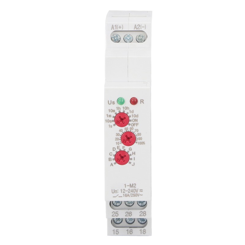 Time Relay Multifunctional Normally Open DIN Rail Delay Timer Switch