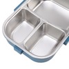 Caja de Almuerzo Térmica 3 Caja de Cuadrícula 1100ml 304