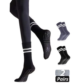 Wayfurr Grippy Pilates Grip Socks for Women - Non-Slip Yoga Socks, Pilates Socks, Gym Socks - Ideal for Pilates Reformer