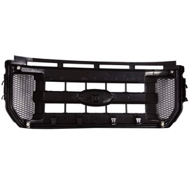 Bapmic FL3Z-8200-AA Front Black Honeycomb Mesh Hood Bumper Grill Grille For 2015-2017 Ford F150