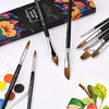 Kolinsky Watercolour Brushes Set-9pcs Professional Sable Hair Watercolour Brushes for