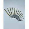 hep® 13pc Titanium Coated Hss Drill Bit High Speed Twist