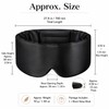 Mulberry Silk Wide Sleep Mask – Padded Adjustable Blackout Eye