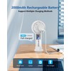 belcat Mini Portable Fan, USB Rechargeable Battery Fan 3 Adjustable