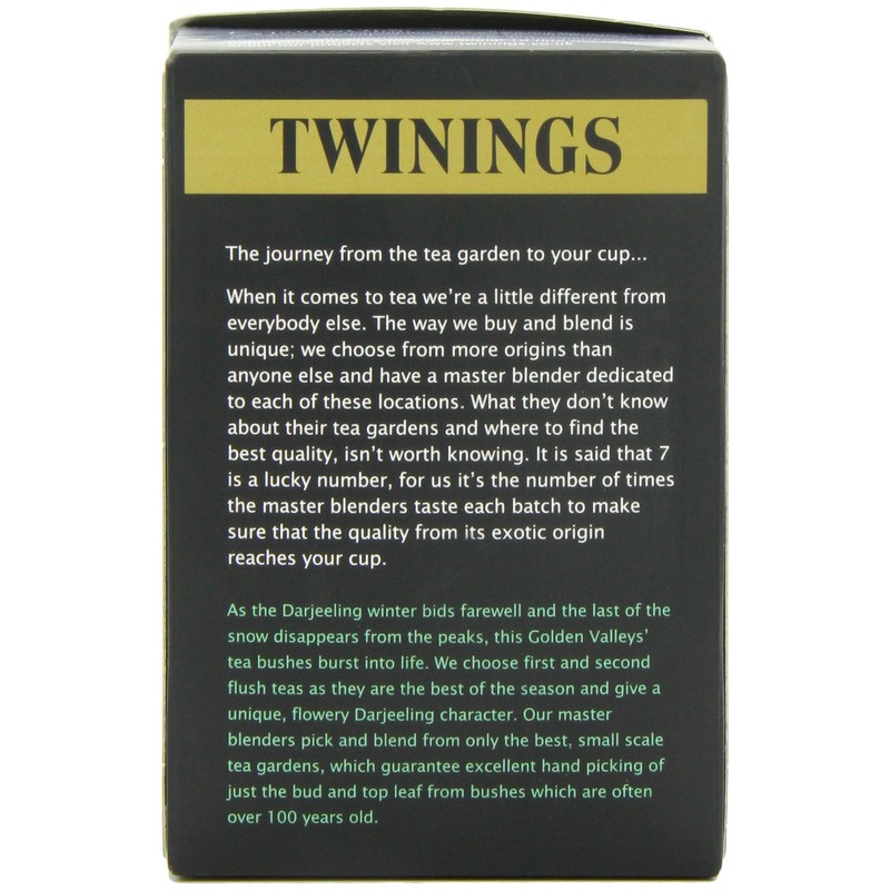 Twinings Darjeeling 50 Teabags (Pack of 4,Total 200 Teabags)