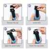 Bates- Razor Blade Scraper, Blue, Locking Razor Scraper Set with