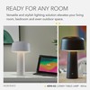 Adesso Cordless Table Lamp with 3-Level Touch Dimmer & Built-in