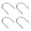 sourcing map U-Bolts 4pcs 1.65"(42mm) Inner Width 69mm Length M8