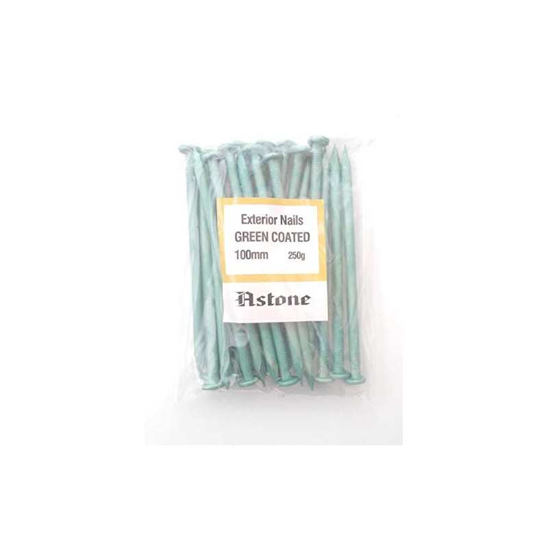 Astone Green Coated Exterior Nails Garden decking Nails (250g x