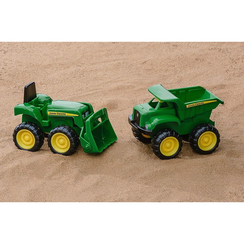 TOMY John Deere Vehicle Set - Includes Dump Truck Toy